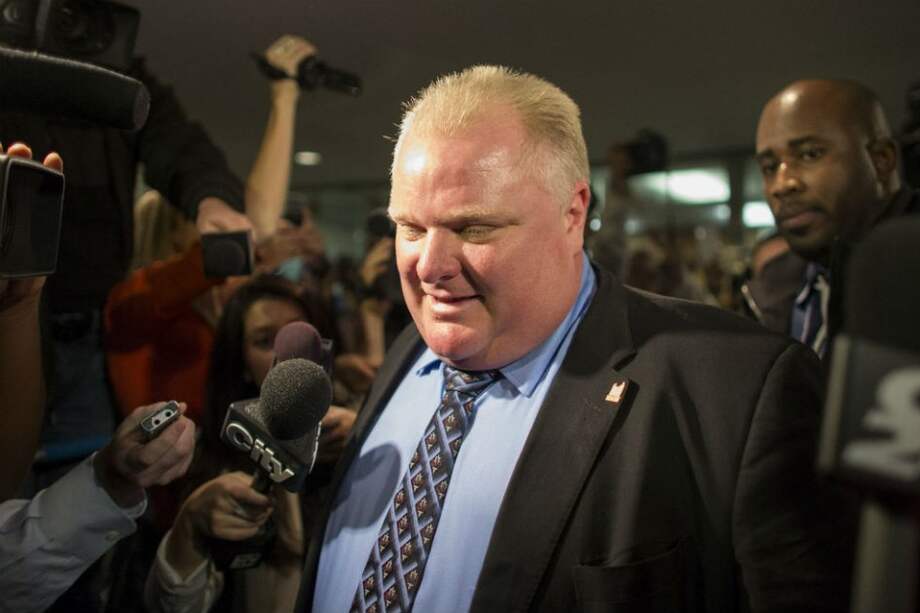 El alcalde Rob Ford