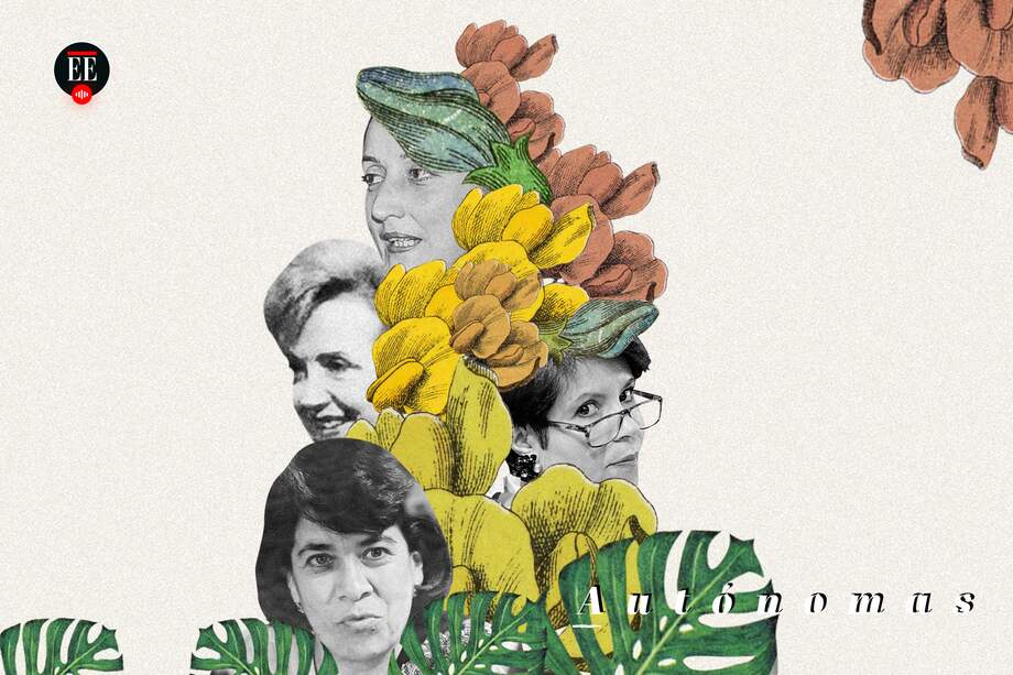 Estas fueron las únicas mujeres electas como constituyentes en 1991. Ellas son (de arriba a abajo): María Teresa Garcés, Helena Herrán, María Mercedes Carranza y Aída Avella.