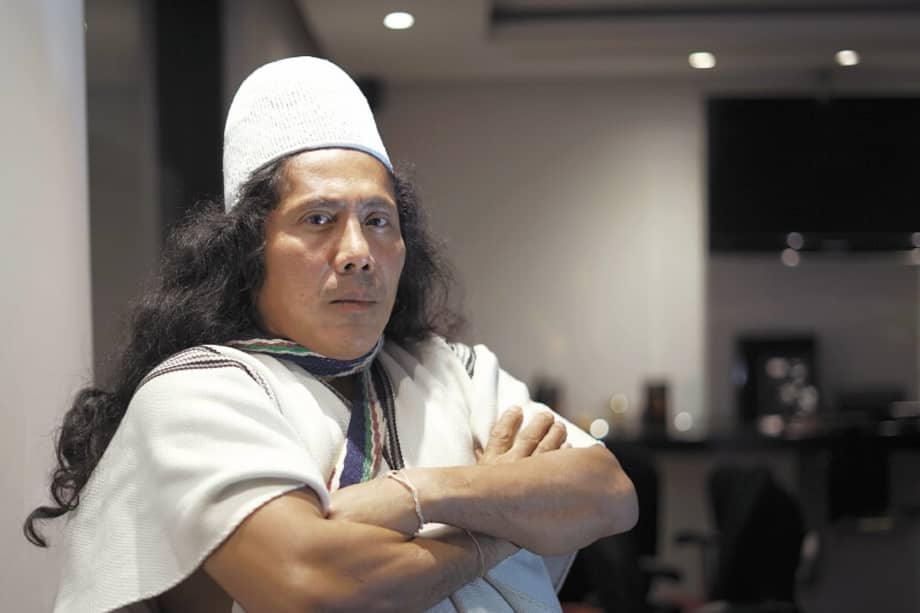 Danilo Villafañe, líder arhuaco que falleció este 25 de diciembre.