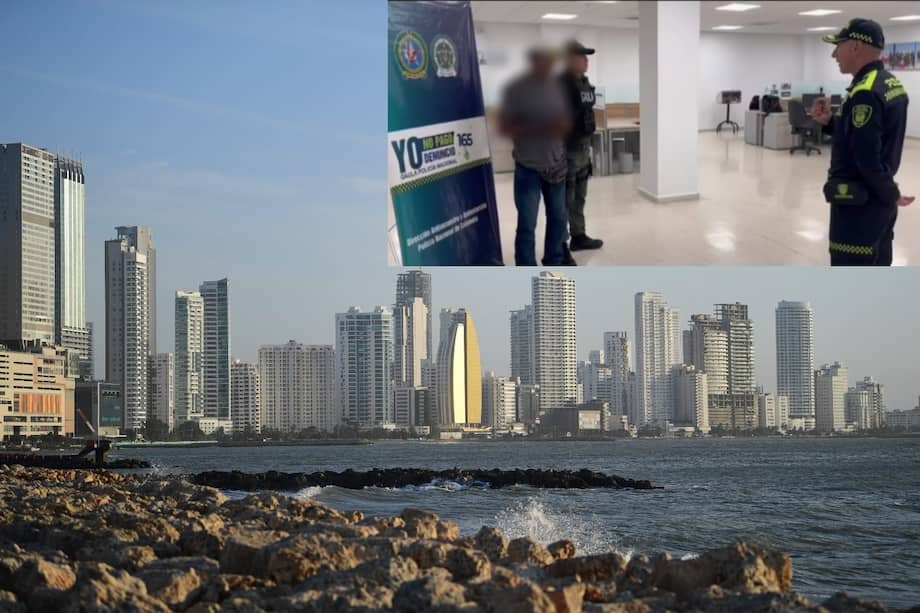 Miembros del Gaula de la Policía de Cartagena le reprocharon al hombre por haber fingido su secuestro.