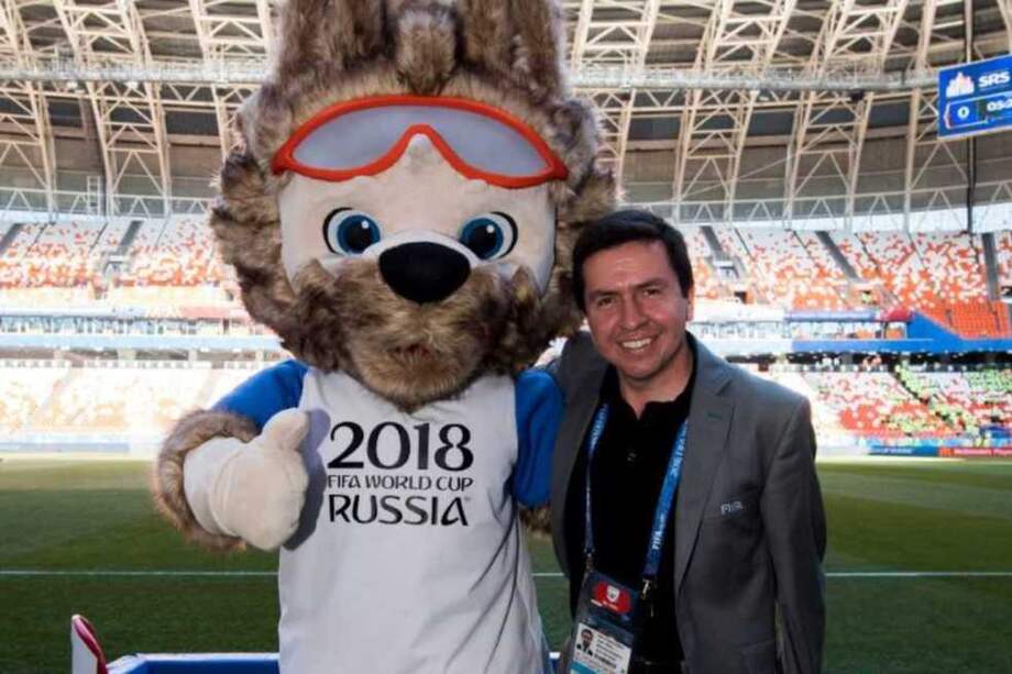 Juan Felipe Mejía, oficial de medios de Rusia 2018.