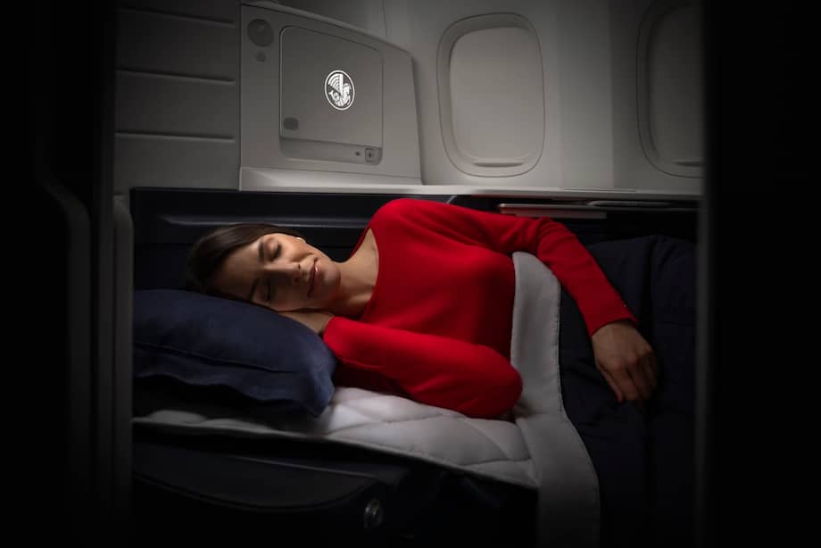 Dormir como en un hotel, así es la nueva apuesta para los vuelos largos
