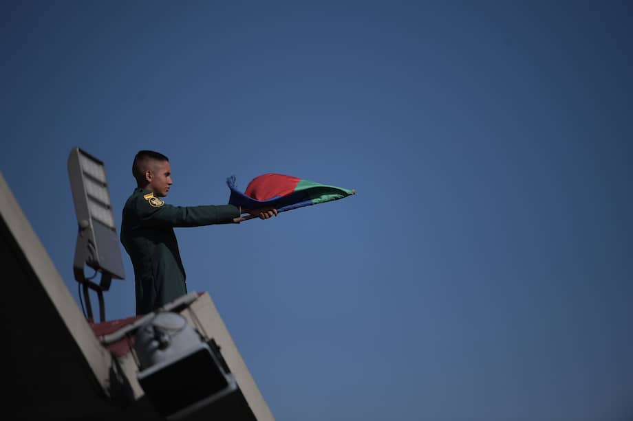 Ceremonia de ascenso de militares en la Escuela Militar de Cadetes General José María Córdova.