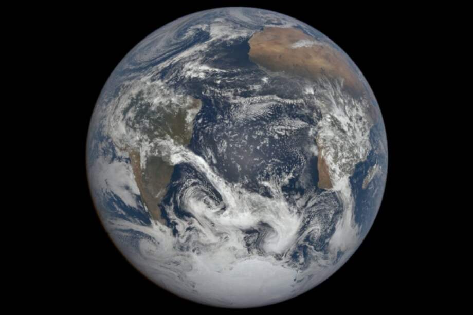 Esta es la imagen del eclipse del 10 de junio.