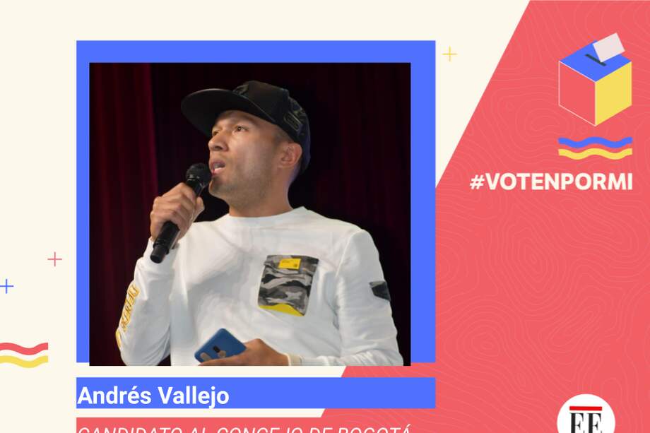 Andrés Vallejo, candidato al Concejo de Bogotá
