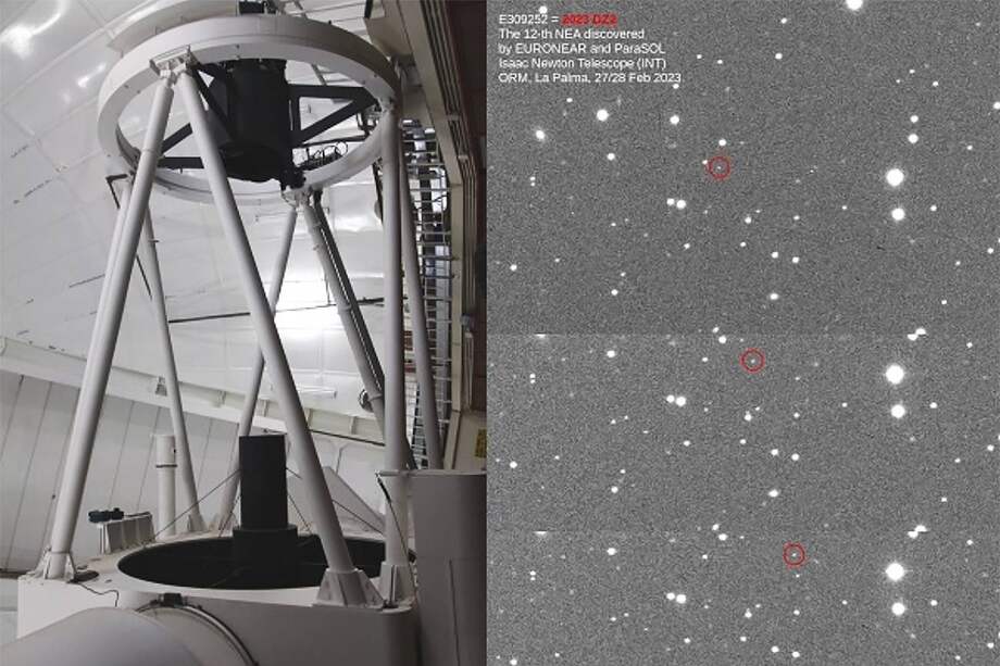 El asteroide fue descubierto este año.