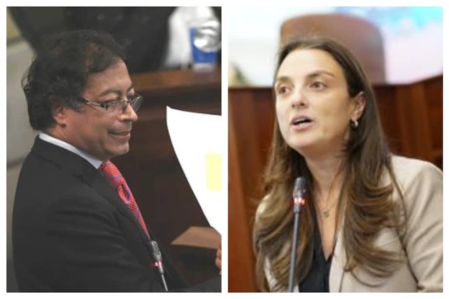 Gustavo Petro y Karen Abudinen