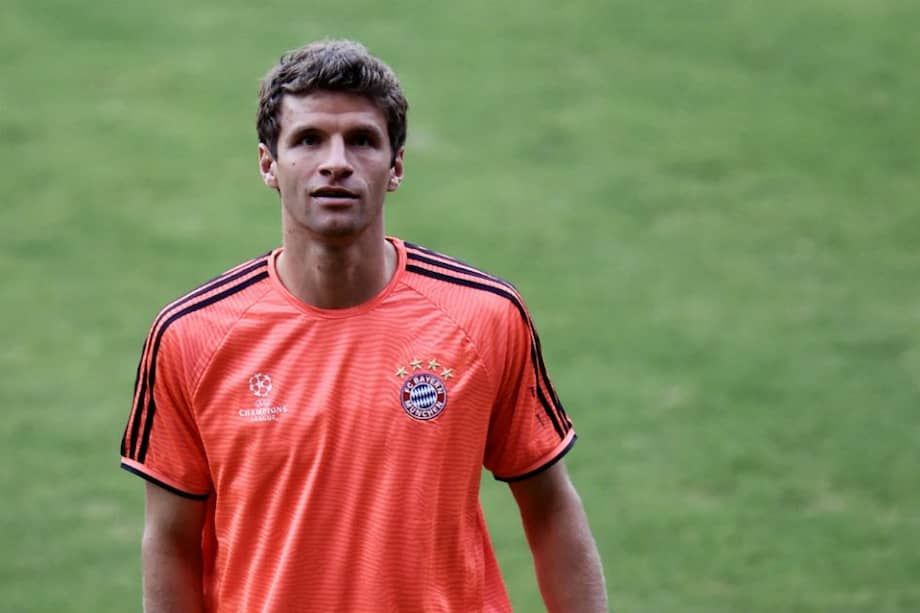 Thomas Müller, delantero del Bayern Múnich. Foto: AFP