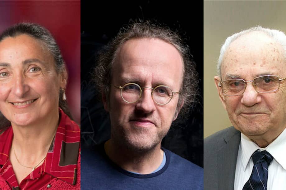 De izquierda a derecha, Isabelle Guyon, Bernhard Schölkopf y Vladimir Vapnik. / Fundación BBVA