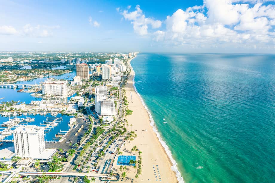 Fort Lauderdale beach.