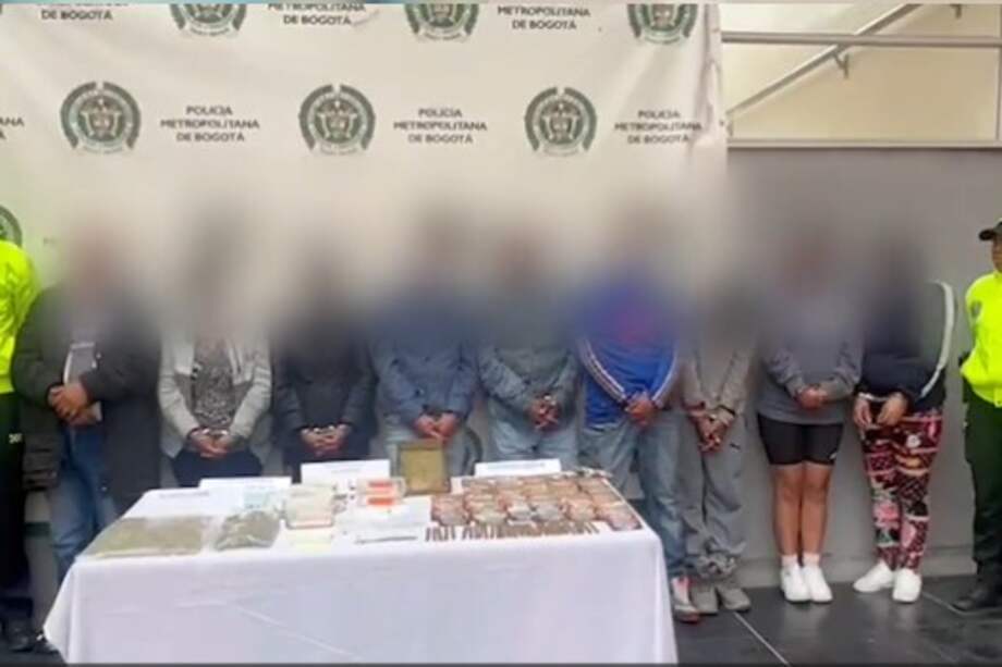 Las 10 personas que integraban la banda de jíbaros conocida como 'Los Cíclopes' fueron capturadas. Instrumentalizaban a sus hijos para comercializar estupefacientes
