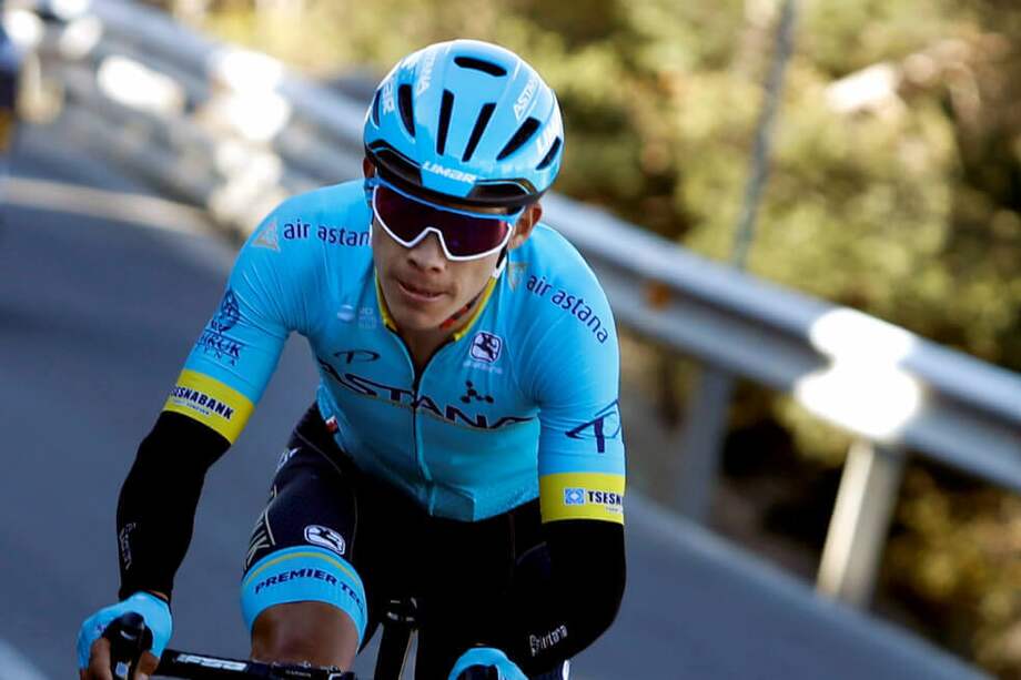 El boyacense Miguel Ángel López será el líder de la escuadra del Astana. / EFE