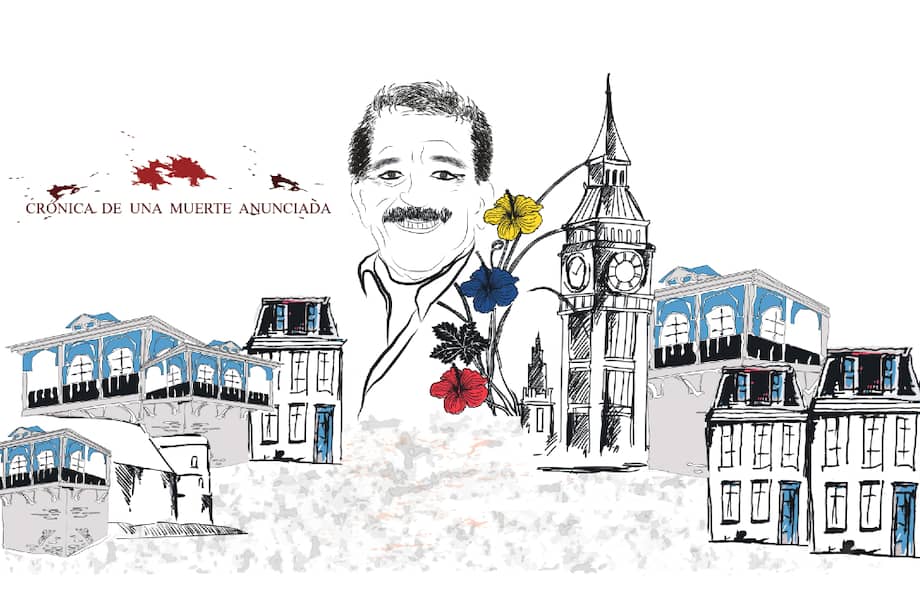 Ilustración del documental "5 ignorantes buscando una verdad", que muestra la versión de María Camila Quiceno del mundo de "Crónica de una muerte anunciada".