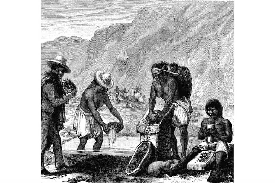 Ilustración de la época de la colonia en América Latina, uno de los temas abordados en sus libros por Alfredo Iriarte. / Getty