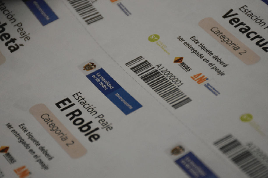 Estas tiqueteras buscan mitigar el costo de los peajes en un 50% por las vías alternas. / Superintendencia de Transporte