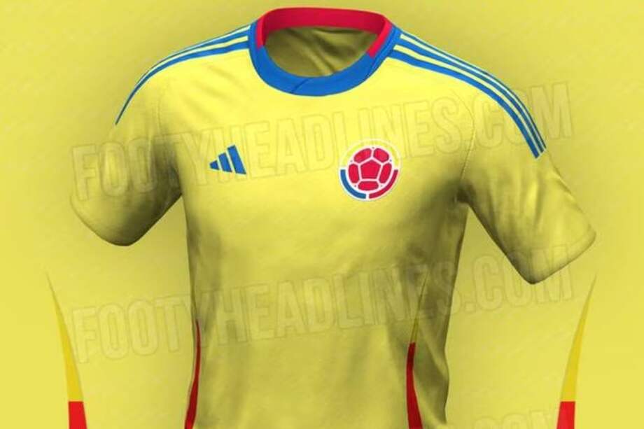 Así se vería la supuesta próxima camiseta de la selección de Colombia.