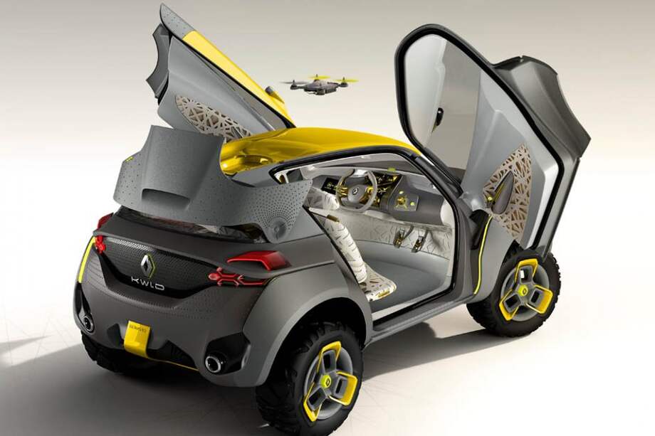 El Kwid de la marca Renault, un concepto con propuestas innovadoras, entre ellas, un dron. / Renault