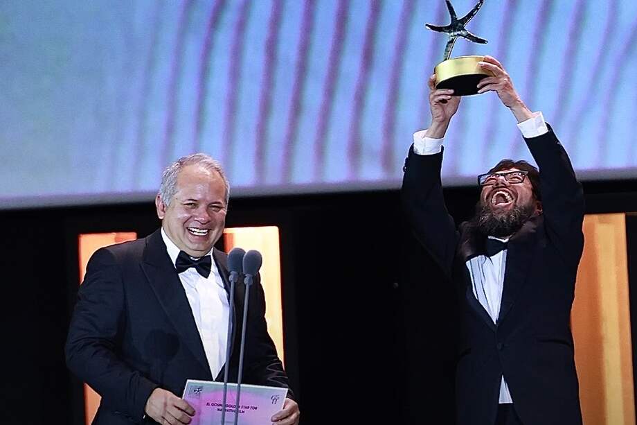 Ubeimar Ríos, protagonista de "Un poeta", recibe el premio a Mejor largometraje de ficción en el Festival de El Gouna.