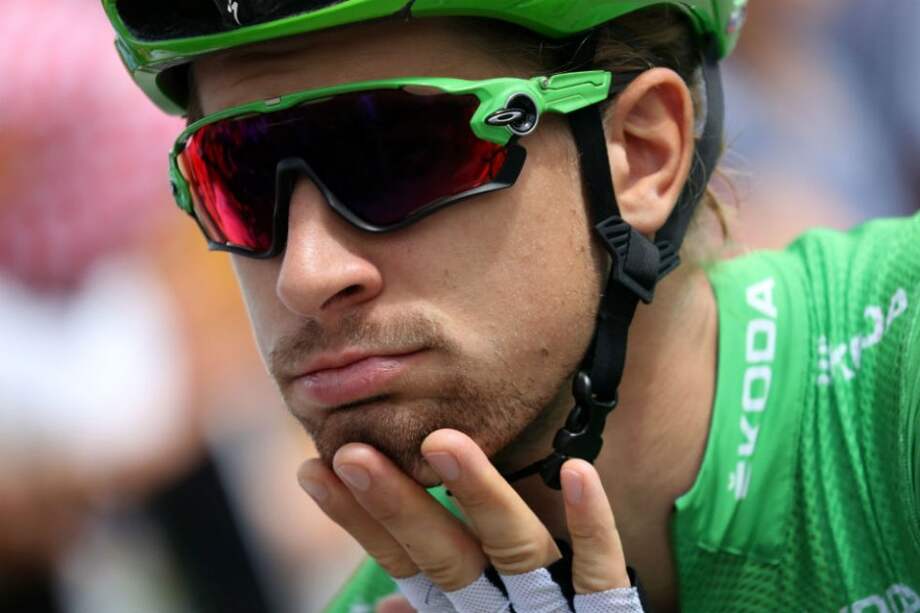 Peter Sagan cinco veces maillot verde en el Tour de Francia. Foto: AFP