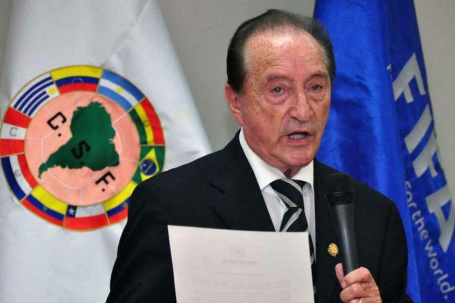 Eugenio Figueredo, ex vicepresidente de la Fifa. Foto: AFP