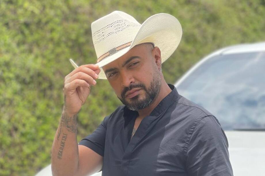 El cantante de música popular Jhon Alex Castaño.