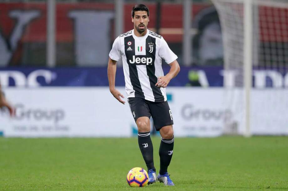 Sami Khedira, volante alemán de la Juventus de Turín. / AFP