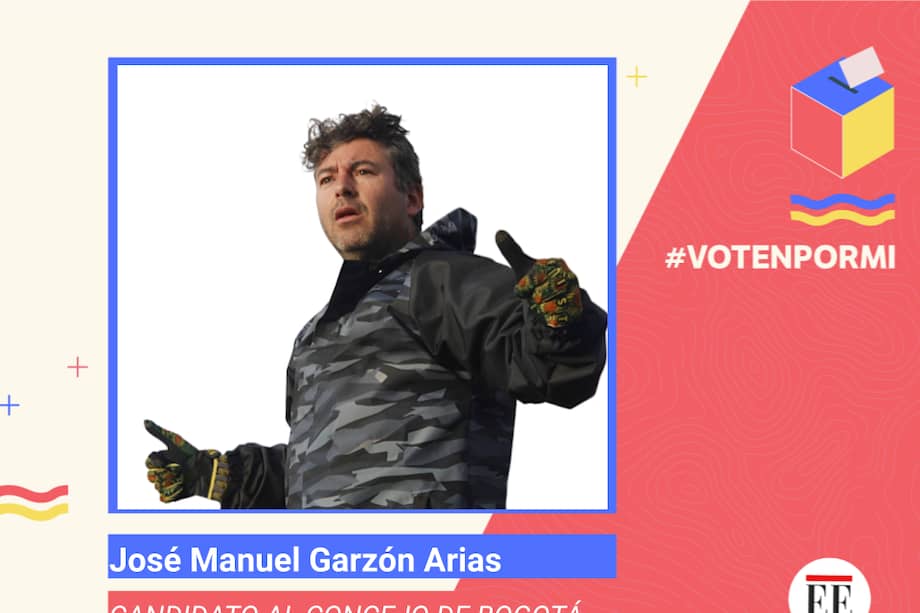 José Manuel Garzón, candidato al Concejo de Bogotá.