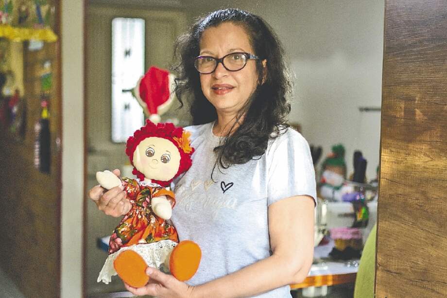 El emprendimiento de Wendys se llama Artesanías WyD. / Acnur - María José Gómez Valencia