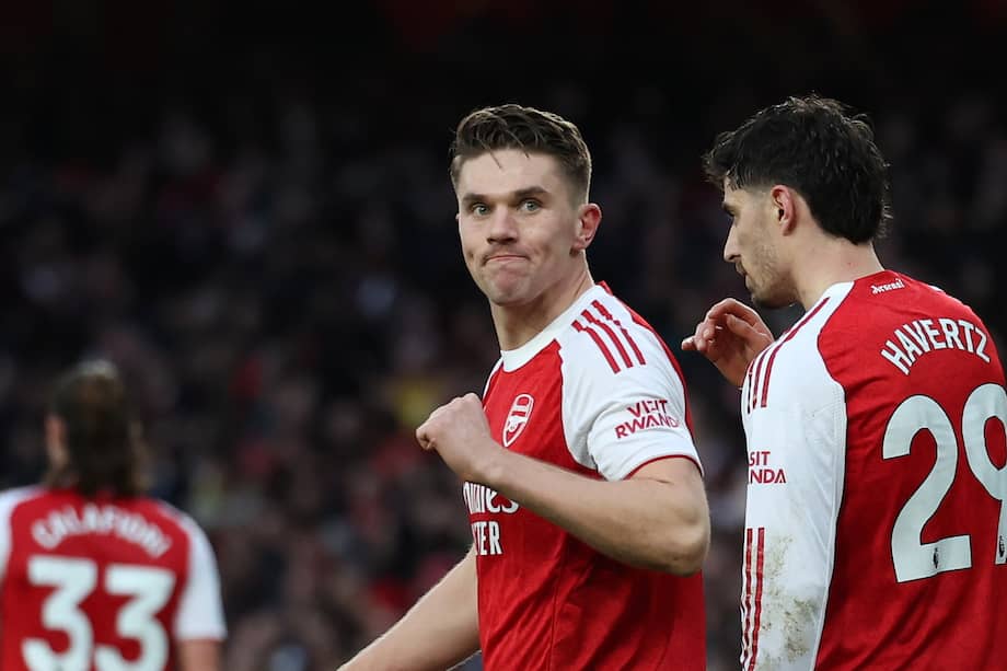 Viktor Gyokeres celebrando el 2-0 contra Sunderland durante un partido por la fecha 25 de la English Premier League este 7 de febrero de 2026.