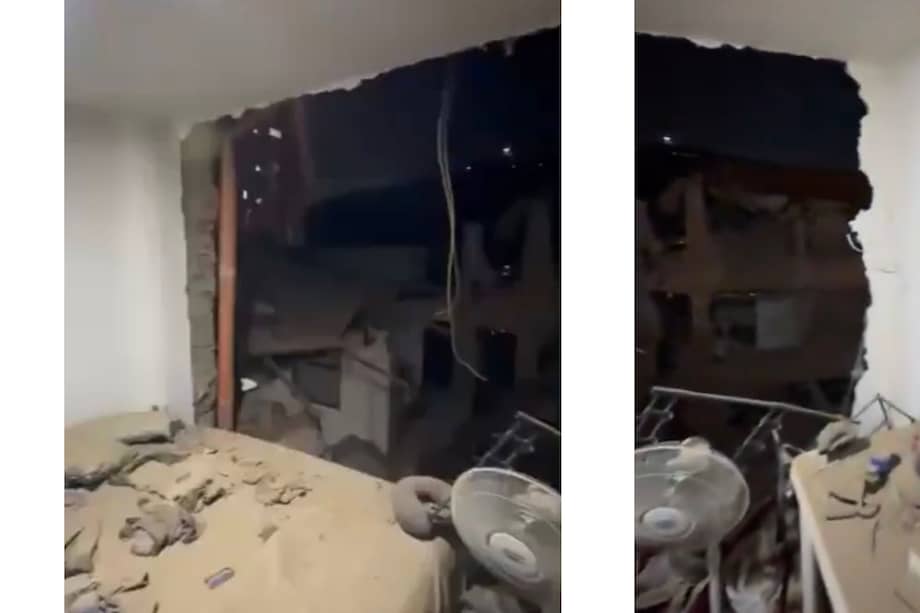 Algunas de las afectaciones registradas en varias viviendas cercanas a las obras del Metro de la 80.