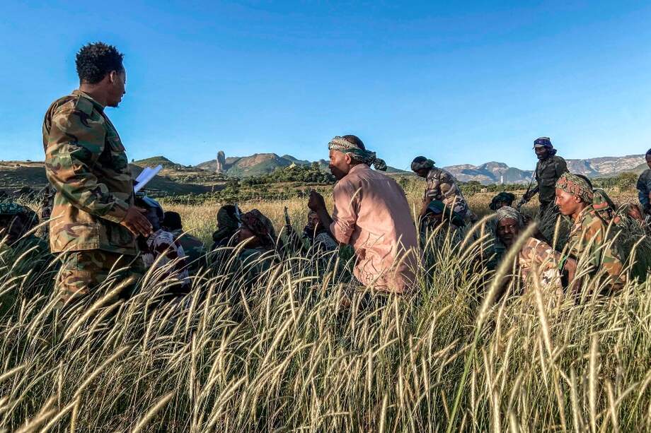 Esta es la región de Tigray, donde el ejército de Etiopía lucha contra fuerzas de esa región.