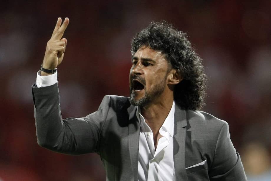 Leonel Álvarez, técnico del Deportivo Independiente Medellín, que este fin de semana le ganó al Once Caldas. / EFE