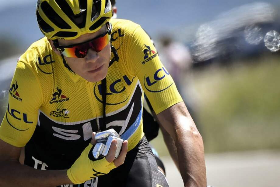 Chris Froome, líder del Tour de Francia. Foto: AFP