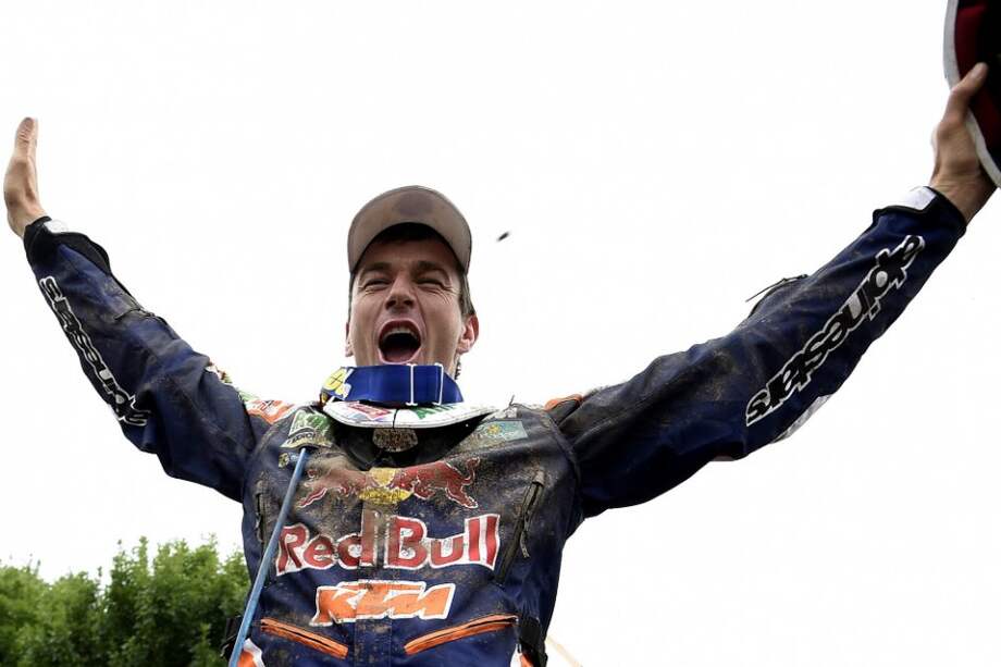 Marc Coma celebra su quinto título en el rally Dakar / AFP
