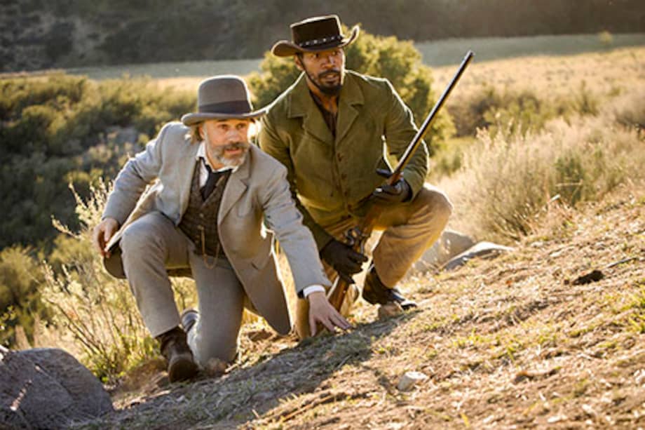 Christoph Waltz y Jamie Foxx en "Django sin Cadenas".