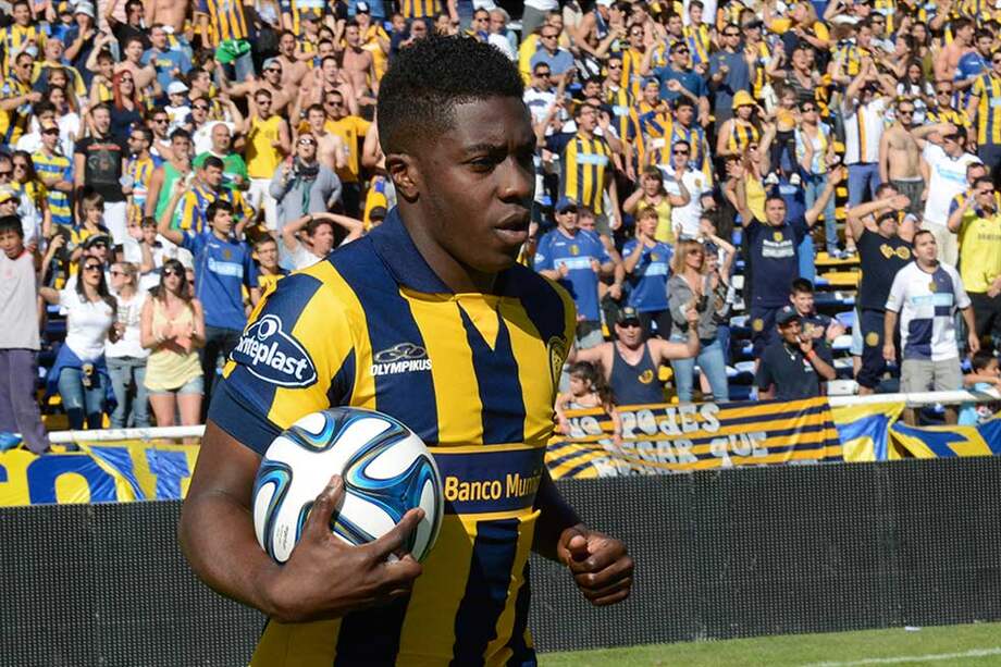 El jugador colombiano José Adolfo ‘El Trencito’ Valencia. / Diario ‘La Capital’ de Rosario