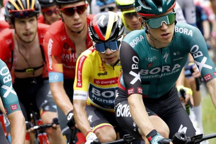 Sergio Higuita en el Tour de Polonia.