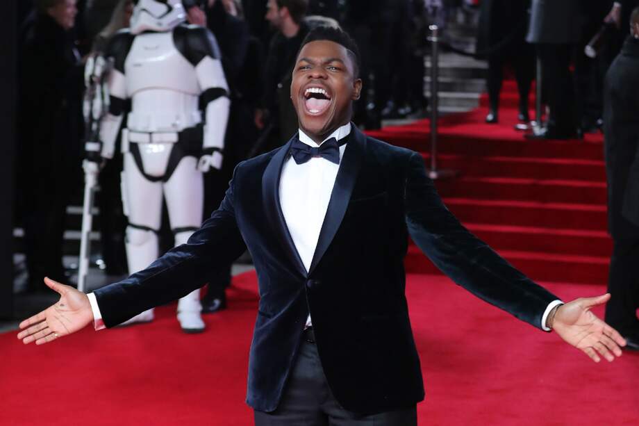 John Boyega, "Finn" en la serie de películas de Star Wars. / AFP