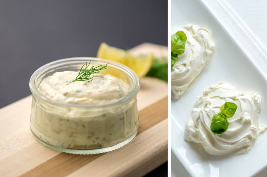 Suero costeño y queso crema