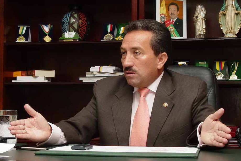 El coronel retirado Hugo Aguilar, hoy condenado por la parapolítica.