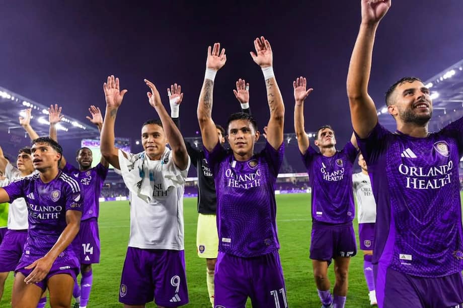 Nicolás Rodríguez junto a Luis Fernando Muriel en Orlando City, equipo de la MLS.