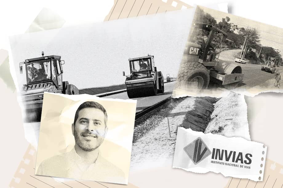 El contratista Sebastián Hinestroza dice que se ganó esos dos megacontratos en franca lid./ Ilustración Eder Leandro Rodríguez.