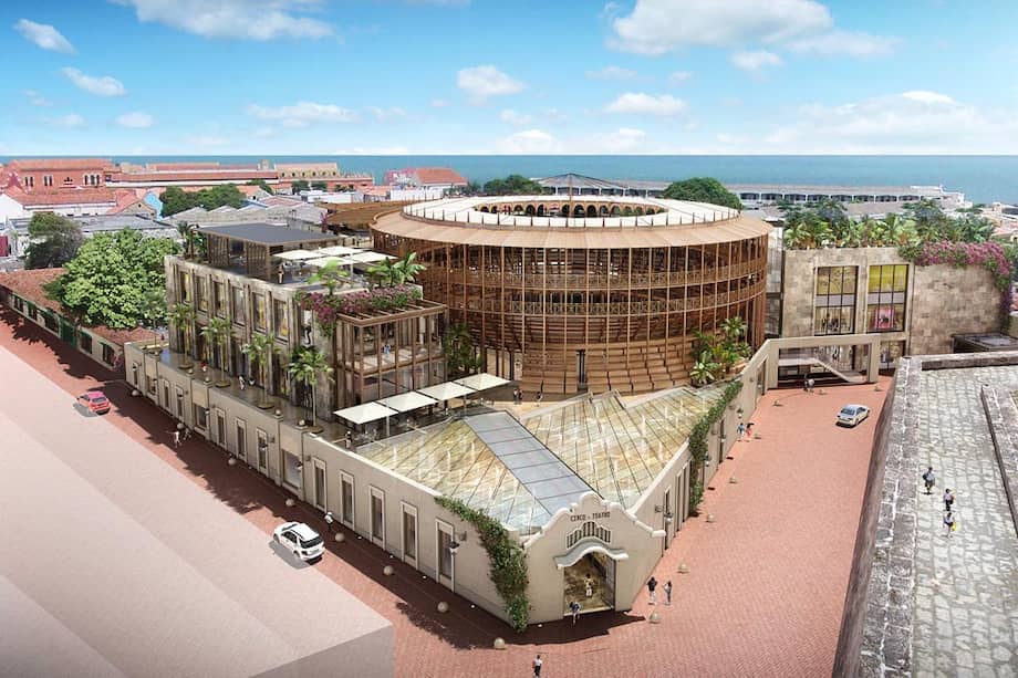 Así quedará en tres años el proyecto de La Serrezuela, una plaza de toros que se convertirá en punto de encuentro para dar y convidar. /Cortesía