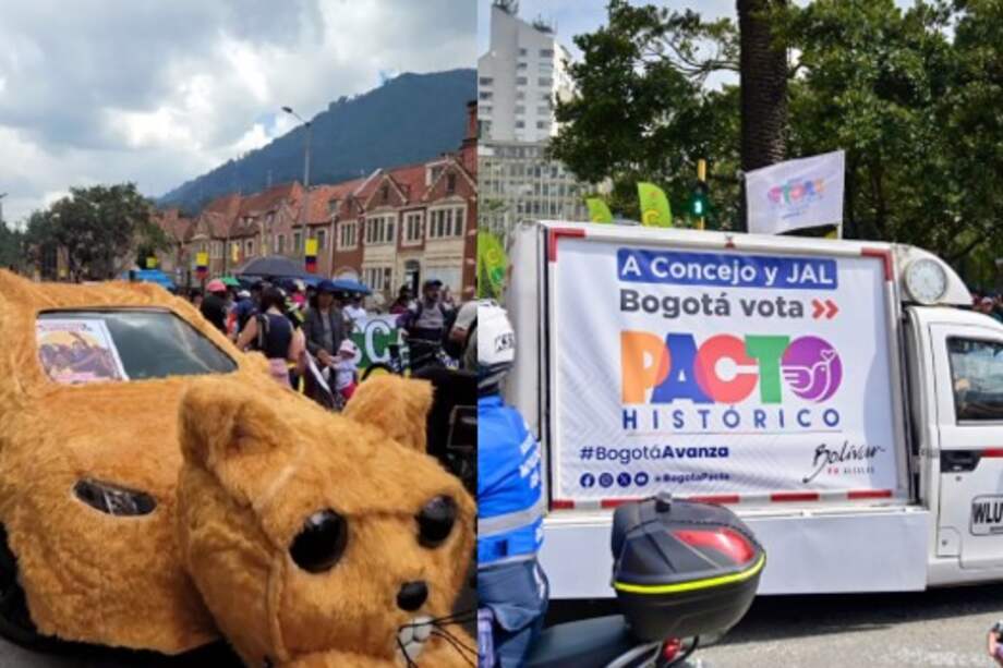 Concejales de Bogotá le llamaron la atención a Gustavo Bolívar por carros que, señalan ellos, pretendían publicitar la campaña del candidato de la Alcaldía, por el Pacto Histórico.