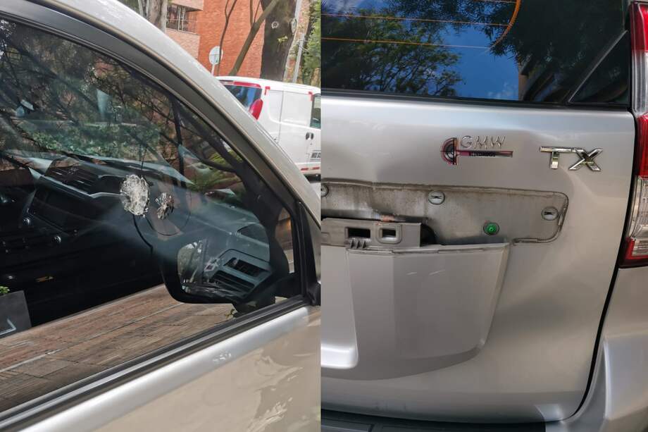 La ministra salió ilesa del ataque.