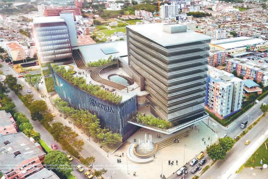 La edificación empleará a más de 600 personas de la región. Su nombre es Acqua, el primer ‘power center’ del país. / Cortesía
