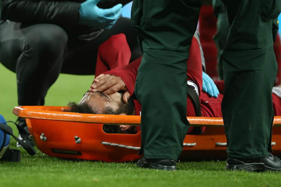 Mohamed Sala se lesionó el fin de semana en el duelo ante Newcastle. / EFE
