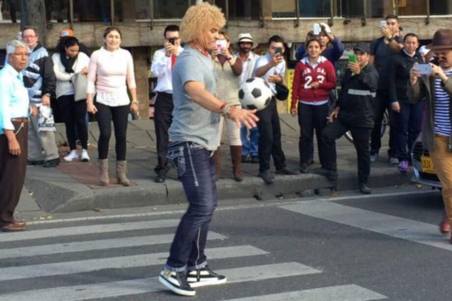 'Pibe' Valderrama haciendo 21 en la 85 con 15.