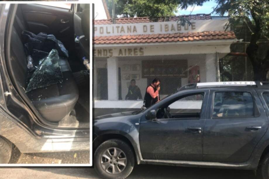 Bolaños venía del Cauca y paró en Ibagué para almorzar cuando robaron los equipos de la camioneta. / Fotos suministradas por el periodista.