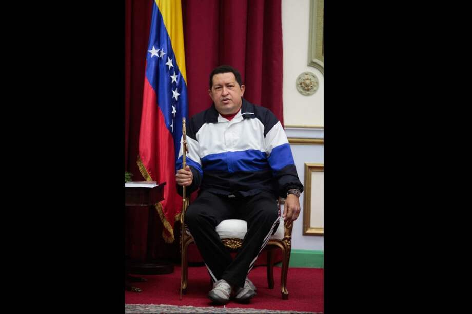 Hugo Chávez, durante la ceremonia de toma de juramento del ministro de Defensa el pasado domingo/ EFE